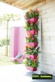 Prima-květináče designový, barevný truhlík se zavlažovacím systém, plastový truhlík, truhlíky ELHO samozavlažovací plastové venkovní závěsné