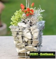 Prima-květináče gabionový květináč, gabionové truhlíky, gabionový truhlík, gabionové květináče samozavlažovací plastové venkovní závěsné