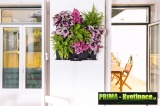 Prima-květináče vertikální květináče, kaskádový květináč na jahody, zelené stěny samozavlažovací plastové venkovní závěsné