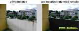 Prima-květináče ratanové balkonové záclony v roli, ratanové rohože levne, clony na balkonové zábradlí, ratanová zástěna na balkon, zastínění balkonu samozavlažovací plastové venkovní závěsné