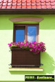 Prima-květináče venkovní zástěna, umělý ratan na balkón a terasu samozavlažovací plastové venkovní závěsné
