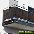 Prima-květináče Zábrany na balkon z ratanu, rohože-umělý plot na balkon samozavlažovací plastové venkovní závěsné