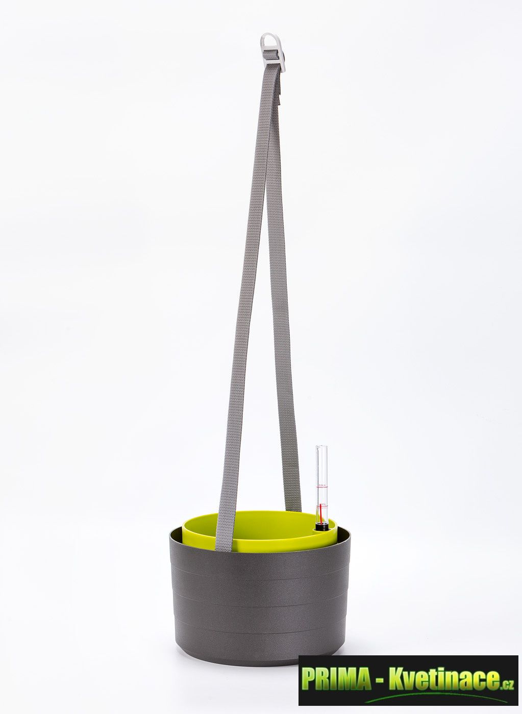 Prima-květináče Plastový samozavlažovací květináč 30cm - designový Plastia samozavlažovací plastové venkovní závěsné